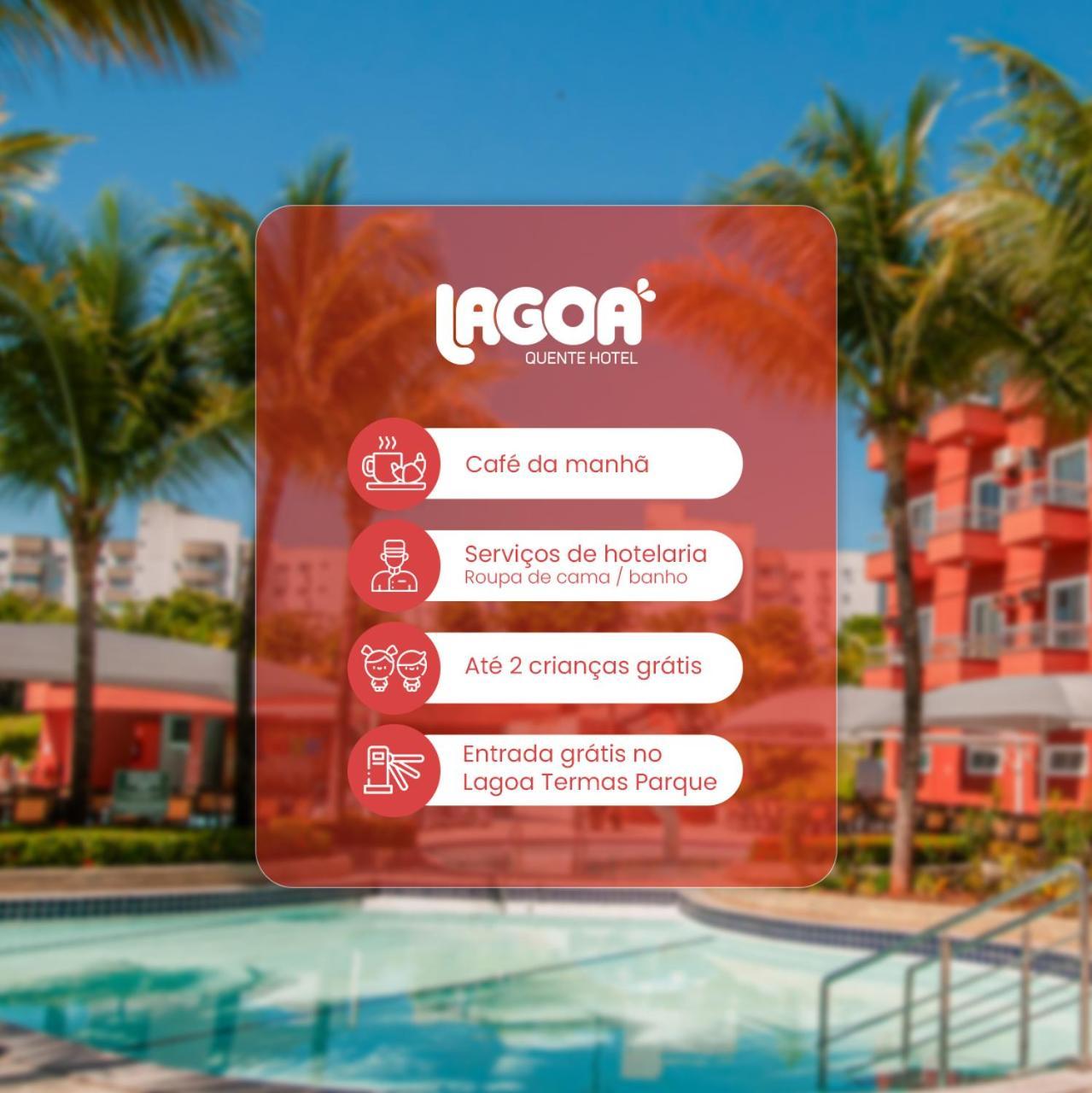 Lagoa Quente Hotel - Lagoa Oficial Калдас Новас Екстериор снимка